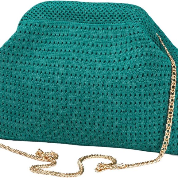 Stylish Summer Beach Clutch - Ruched Woven Purse for Effortless Elegance 2025 - Picture 1 of 6